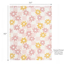 Lambs & Ivy Daisy Dreams 3-Piece Crib Bedding Set - Pink, White, Modern, Garden by TinyTreasures Baby Boutique