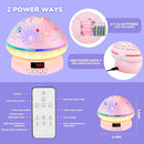 MINGKIDS Toys for 3-8 Year Old Girls Boys,Star Night Light Projector with Hard Projection Cover, Timer&Rotation,2-9 Year Olds Kids Chritsmas Birthday Gifts for 4 5 6 Year Old,Girls Room Decor by TinyTreasures Baby Boutique