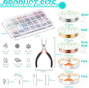 selizo Jewelry Making Kits for Adults Women with 28 Colors Crystal Beads, 1660Pcs Crystal Bead Ring Maker Kit with Jewelry Making Supplies by TinyTreasures Baby Boutique