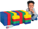 Big Blocks for Kids Ages 4-8, Indoor & Outdoor Blocks for Kids Jumbo Games, Large Building Blocks (96 PC) Standard Set by TinyTreasures Baby Boutique