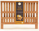 BAMBUSI Dish Drying Rack - Collapsible 2-Tier Bamboo Dish Rack for Kitchen Counter, Wooden Dish Drainer with Foldable Space-Saving Design - Drying Rack for Dishes, Plates, and Cups - Housewarming Gift by CozyNest Decor