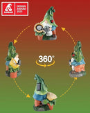 Solar-Powered Large Garden Gnome Watering Can Sunflower - 12 in Garden Decor Gnomes Decorations for Yard Lawn Ornaments Outside Statue Figurine LED Lights (Gnome) by CozyNest Decor
