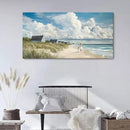 HGUAOA Coastal Canvas Wall Art - Large Landscape Wall Art for Living Room - Ocean and Beach Painting - Blue Artwork for Bedroom Decor - Above Bed Wall Pictures -Beach Theme Print Art by CozyNest Decor