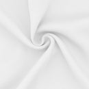 Easy-Going Blackout Curtains for Bedroom, Solid Thermal Insulated Grommet and Noise Reduction Window Drapes, Room Darkening Curtains for Living Room, 2 Panels (52x63 in,White) by CozyNest Decor