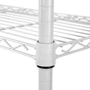 Seville Classics UltraDurable Heavy Duty NSF Solid Steel Wire Rack Storage Unit, Organizer for Garage, Warehouse, Office, Restaurant, Classroom, Kitchen, White, 5-Tier Shelving, 36" W x 14" D by CozyNest Decor