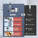 Ganiza Immersion Blender 5 in 1 Hand Blender Max 1000W Heavy Duty Motor, 16 Speed Mode Handheld Blender Stainless Steel Blade With 800ml Mixing Beaker, 600ml Chopper, Whisk and Milk Frother by TinyTreasures Baby Boutique