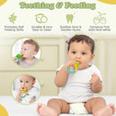 Baby Fruit Feeder & Baby Breastmilk Popsicle Molds-WAJIAYON Silicone Babies Food Freezer Tray Storage Containers, Infant Food Pacifier Feeder and Teether Infant Teething Feeders by TinyTreasures Baby Boutique