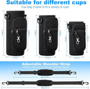 Water Bottle Holder with Strap for Hydroflask 32oz 40oz, Carrier Sling Bag with Phone Pocket Sleeve for Men Women Hiking Camping Travelling by TinyTreasures Baby Boutique