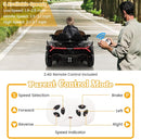 Costzon Ride on Car, Lamborghini Licensed 12V Battery Powered 4WD Sports Car with Remote Control, 3 Speeds, Hydraulic Doors, LED Lights, Towing Wheel, Horn, Music, Electric Vehicle for Kids Aged 3-8 by TinyTreasures Baby Boutique