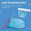 Cookie Box Crochet Kit for Beginners - Learn to Craft Amigurumi Stuffed Animals - Knitting Gift for Kids and Adults - Beginner-Friendly Yarn - Stitch-by-Stitch Video Tutorial - Oyster Pearl by TinyTreasures Baby Boutique