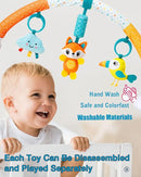 Pau1Hami1ton Baby Stroller Arch Toys, Car Seat Toys,Baby Gifts.S-19(Fox) by TinyTreasures Baby Boutique