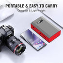 100W Portable Power Station with Foldable Solar Panel, 110V Power Bank with AC Outlet, Rechargeable Battery Generator Power supply for Outdoor, Camping, RV, Travel, Emergency Backup by TinyTreasures Baby Boutique