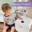 Papablic 4-in-1 UV Light Sanitizer | UV-Clean Sanitizing and Dryer Pro | UV Sanitizer Box with Dual UV-C Lamps for Babies & Whole Family | Large Capacity | Touch Control by TinyTreasures Baby Boutique