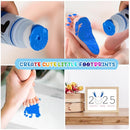 75ml Blue Baby Hand and Footprint Ink Kit, Baby Handprint Footprint Paint for Newborn Keepsake, Dog Cat Paw Print Kit, Washable, Non Toxic Acid-Free, Safe Gentle for Ideal New Mom Gifts by TinyTreasures Baby Boutique