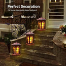 Solar Outdoor Waterproof Hanging Lantern, Yard Decorative Solar Lights PVC Upgrade 3 LED Flickering Flameless Candle Decorative Lights for Garden(Garden Candle) by GreenHaven Gardens