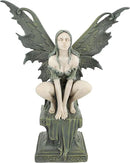 Design Toscano Small Celtic Fairy Perilous Perch Statue by GreenHaven Gardens