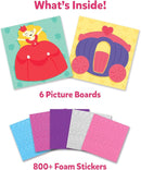 Skillmatics Foam Sticker Art Activity - Unicorns & Princesses, Mess-Free Fun for Kids, 800+ 3D Foam Stickers, DIY Felt Craft Kits, Gifts for Girls & Boys Ages 3, 4, 5, 6, 7 by TinyTreasures Baby Boutique