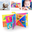8PCS Baby Bath Books Set with Crinkle Sound, Soft Sensory Early Learning Toys for Newborns & Infants, Washable Teething Educational Activity Toy by TinyTreasures Baby Boutique
