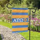 Alpha Tau Omega Licensed Flag Garden 12x19 inches Flag Banner Yard Decor Outdoor Decoration (Alpha Tau Omega