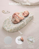 Blissful Diary Muslin Baby Changing Pad with Waterproof Lining Foam, Baby Changing Table Pad with Cover for Dressers (Botanical Leaf, Avocado) by TinyTreasures Baby Boutique