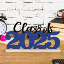 COCHIE Metal Class of 2025 Sign, Graduation Party Decorations for School, Home, Shelf, Mantel, Graduation Gifts for Graduate, Blue and Black Grad Table Top for Parties Decor Supplies (Class of 2025) by CozyNest Decor