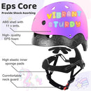 Color Gradient Adjustable Kids Bike Helmet Toddler Skateboard Helmets Boys Girls Child Ventilation Helmet for Multi-Sports Skating Cycling Scooter Balance by TinyTreasures Baby Boutique