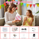 Digital Camera, Autofocus 4K 64MP Point and Shoot Digital Cameras for Teens with 64GB Card, 18X Zoom Anti-Shake Compact Video Camera for Student Kids Boys Girls Beginner - Pink by TinyTreasures Baby Boutique