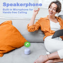 Bobtot Portable Bluetooth Speakers with Strap Easy to Carry, Wireless IPX5 Waterproof Mini Speaker with Loud Stereo Sound, 20 Hours Playtime, Rechargeable Battery, Built-in Microphone, Purple by TinyTreasures Baby Boutique