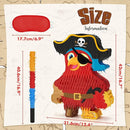 Wernnsai Pirate Piñata - Pirate Parrot Piñata with Blindfold and Bat for Boys' Birthday Party Adventure Theme Decorations by TinyTreasures Baby Boutique