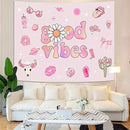 Lunerfex Y2K Tapestry Pink Wall Tapestry, Cute Tapestries for Bedroom Funny Tapestries Wall Hanging for Bedroom Living Room Decor Pink-1 44"x60" by CozyNest Decor