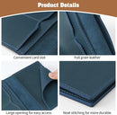 Jack&Chris Leather Passport Holder, Handmade Passport cover, Travel Wallet Cover Case for Men and Women, Leather Travel Documents Organizer Protector, JC107 by TinyTreasures Baby Boutique