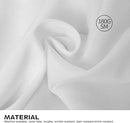 Surmente 10 Pack White Rectangle Tablecloth 90 x 156-inch Rectangular Polyester Table Cloth for Weddings, Banquets, or Restaurants by CozyNest Decor