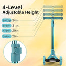 3 Wheel Scooter for Kids Ages 6-12,Kids Scooter with Light Up Wheels, Sturdy Deck Design, and 4 Height Adjustable Suitable for Kid Ages 3-12 by TinyTreasures Baby Boutique