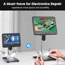 Andonstar AD210 10.1 Inch LCD Digital Microscope for Adults, Soldering Microscope for Electronics Repair, Coin Microscope Camera Full View for Error Coins with Light, Biological Slides Kit, 32G Card by TinyTreasures Baby Boutique