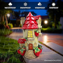 Spring & Summer-Themed Garden Statues – Adorable Outdoor Decor for Lawn, Patio & Porch (Solar Powered Strawberry Fairy Home Garden Statue, 10" Unique Spring Decoration) by GreenHaven Gardens
