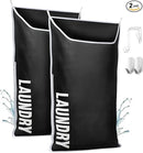 Hanging Laundry Hamper Bag XL 40x22", Space Saving over the Door Storage Bags, Behind the Door Hampers for Dirty Clothes & Wall Mounted Basket for Bathroom, Organizer for Small Room Spaces RV by CozyNest Decor