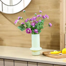 Artificial Silk Flowers Ranunculus Flower for Wedding Home Decoration 5 PCS Purple by CozyNest Decor