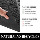 Yimobra Welcome Mat Outdoor, 36x24 Waterproof Door Mat Outside Entrance, All-Weather Non Slip Front Door Mat, Low-Profile Entryway Mat Indoor, Porch and Patio, Grey by CozyNest Decor