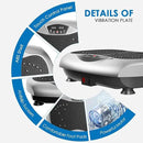 Vibration Plate Exercise Machine - Whole Body Workout Vibration Platform Lymphatic Drainage Machine for Weight Loss Home Fitness with Resistance Bands Remote by CozyNest Decor