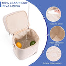 Breastmilk Cooler Bag with Ice Pack Fits 6 Baby Bottles Up to 9 Ounce by TinyTreasures Baby Boutique
