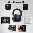 3 Pack Fridge Lock for Kids, Traceless Refrigerator Lock for Adults, Child Proof Cabinet Locks Baby Proofing, Drawer Freezer Locks for Fridge Refrigerator (Black) by TinyTreasures Baby Boutique