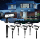 Toodour Solar Spot Light Outdoor, 6 Pack Solar Lights Outdoor with 2 Modes, Waterproof Solar Powered Flood Lights Landscape Lighting for Yard Garden Home Pathway Walkway Outdoor Decor - Cool White by GreenHaven Gardens