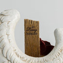 12" Angel Wings Embracing Cross and Rose Garden Statue Memorial Statue for Beloved one by GreenHaven Gardens