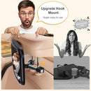 Baby Car Mirror for Rear Facing Seat - Clear View, Upgraded Hook Clip Design, 360 Rotation, Wide Crystal View, Shatterproof Crash Tested and Certified by TinyTreasures Baby Boutique