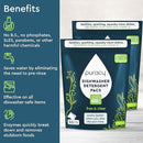 Puracy Dishwasher Pods, Natural Dishwasher Detergent, Free & Clear Dish tabs - Enzyme-Powered, Spot & Residue Free - TikTok Trend Items, Must Haves from TikTok Made Me Buy It (Free & Clear, 100 Count) by TinyTreasures Baby Boutique