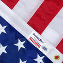 American Flag - 100% Made in the USA - 4' x 6' ft - Perma-Nyl Sewn Nylon with Grommets - Durable, and Patriotic - For Gardens, Homes, Patios and Cars – By Valley Forge Flag by GreenHaven Gardens