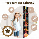Personalized Name Kids Growth Chart for Wall, Rocket Premium Canvas Removable Height Chart for Kids, Height Measurement for Wall, Height Chart for Kids & Babies, Kids Nursery Decor by TinyTreasures Baby Boutique