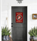 Marine Corps Garden Flag - Set Wall Hanger Armed Forces USMC Semper Fi United State American Military Veteran Retire Official - House Banner Small Yard Gift Double-Sided Made In USA 13 X 18.5 by GreenHaven Gardens