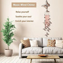 Wind Chimes for Outside, 33" Butterfly Wind Chimes Outdoor, Birthday Gifts for Women Mom Sister, Gift for Garden Porch Patio Home Decor (Golden) by CozyNest Decor