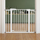 Babelio Baby Gate for Doorways and Stairs, 26''-40'' Auto Close Dog/Puppy Gate, Easy Install, Pressure Mounted, No Drilling, fits for Narrow and Wide Doorways, Safety Gate Door for Child and Pets by TinyTreasures Baby Boutique